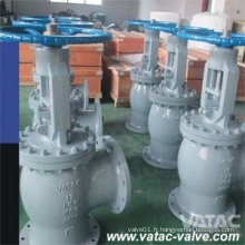 Ss304 et A351 CF8 / Ss316 à clapet Cl150 ~ Cl600 Angle Globe Valve